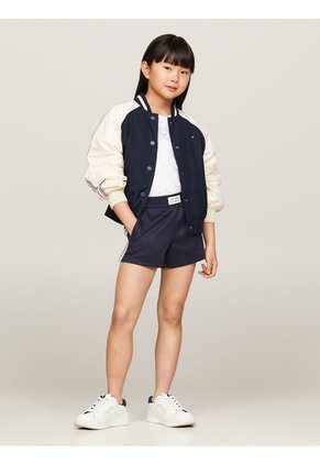 Shorts Azul Niña Azul De Rayas Mixtas Colección 1985 Tommy Hilfiger