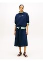 Saco Azul De Felpa Con Logo Script Y Botones Decorativos Tommy Hilfiger de Tommy Hilfiger