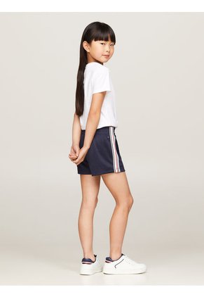 Shorts Azul Niña Azul De Rayas Mixtas Colección 1985 Tommy Hilfiger