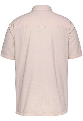 Camisa Rosa De Rayas Con Manga Corta Tommy Jeans