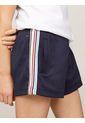 Shorts Azul Niña Azul De Rayas Mixtas Colección 1985 Tommy Hilfiger de Tommy Hilfiger