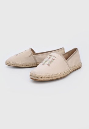 Alpargata Crudo Tommy Hilfiger Logo Espadrille