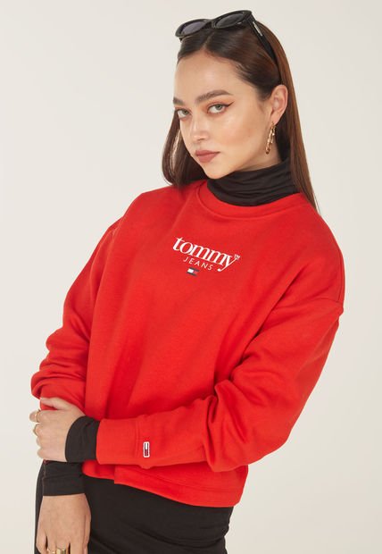 Buzo Rojo-Blanco Tommy Jeans