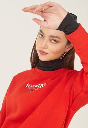 Buzo Rojo-Blanco Tommy Jeans