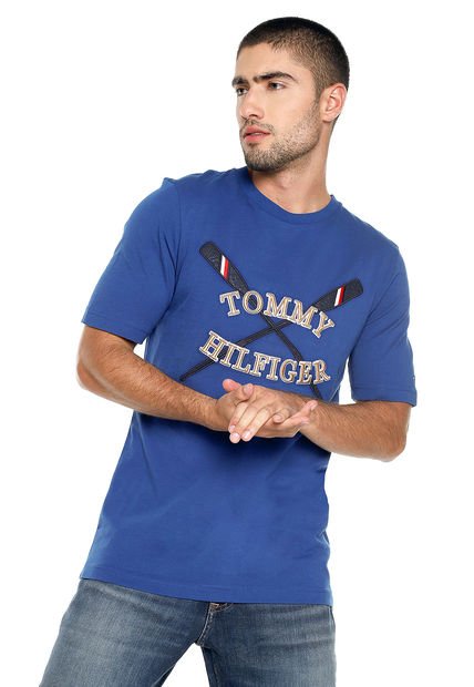 Camiseta Azul Royal Tommy Hilfiger