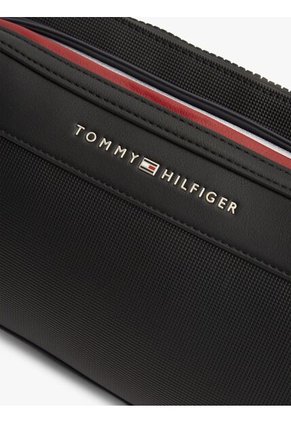 Canguro Negro Foundation Con Logo Tommy Hilfiger