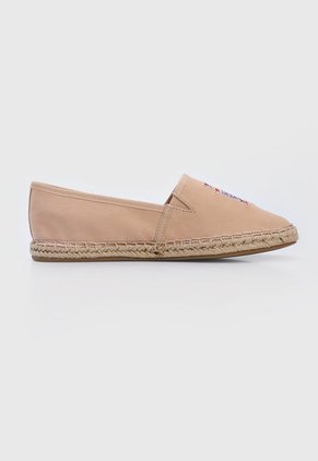 Alpargata Nude Tommy Hilfiger Logo Espadrille