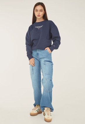 Buzo Azul Navy-Blanco Tommy Jeans