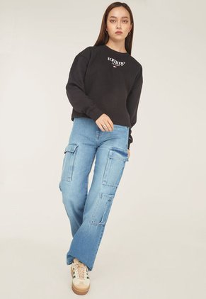 Buzo Negro-Blanco-Rojo Tommy Jeans