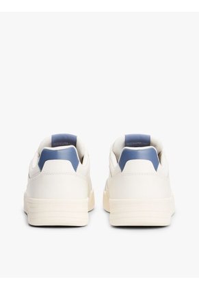 Tenis Azul De Cuero Color Block Tommy Hilfiger