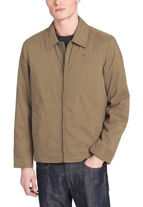 Chaqueta Beige Con Cierre De Cremallera Tommy Hilfiger