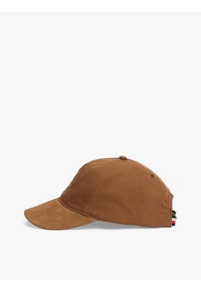 Gorra Chocolate De 5 Paneles Con Logo Tommy Hilfiger