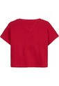 Camiseta Universitaria De Punto Elástico Para Niña Tommy Hilfiger de Tommy Hilfiger