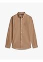 Camisa Naranja Manga Larga De Corte Regular Con Logo Tommy Hilfiger de Tommy Hilfiger
