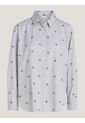 Camisa De Rayas Ithaca Con Monogramas Th Para Mujer Tommy Hilfiger de Tommy Hilfiger