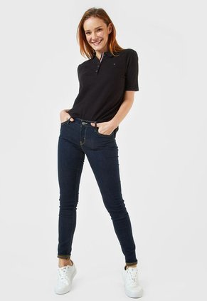 Camiseta Polo Negro Tommy Hilfiger