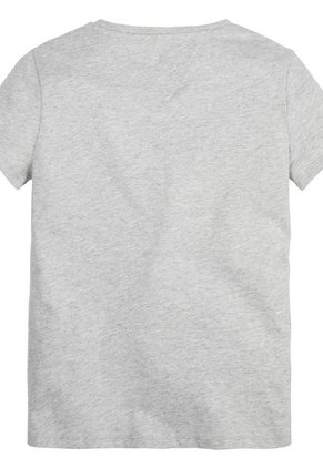 Camiseta Essential De Algodón Orgánico Niña Gris Tommy Hilfiger