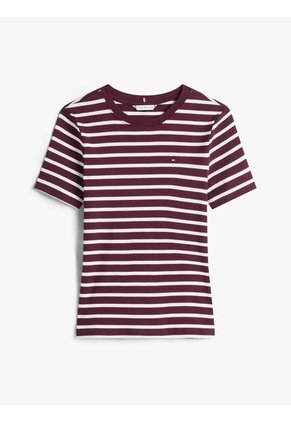 Camiseta Multicolor Slim De Cuello Redondo Tommy Hilfiger