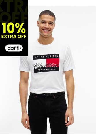 Camiseta Blanca Gráfica Con Logo TH X Cadillac Formula 1® Tommy Hilfiger Tommy Hilfiger