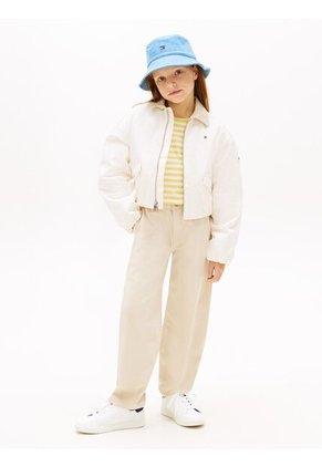 Pantalón Beige Holgado Essential De Pierna Ancha Tommy Hilfiger