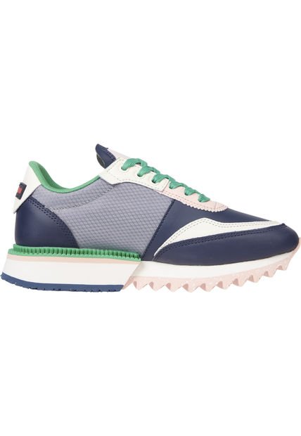 Tenis Deportivas Dentadas Color Block Mujer  Tommy Hilfiger