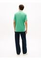 Polo Verde De Corte Regular Ribeteado Con Logo Tommy Jeans de Tommy Hilfiger
