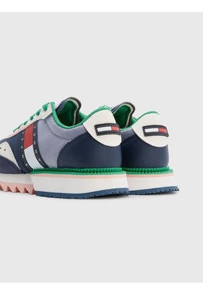 Tenis Deportivas Dentadas Color Block Mujer Tommy Hilfiger