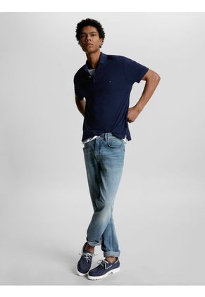 Polo Azul Shawn Mendes De Corte Regular Tommy Hilfiger