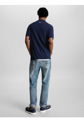 Polo Azul Shawn Mendes De Corte Regular Tommy Hilfiger