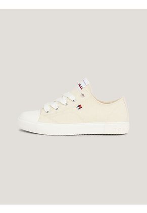 Tenis Casual Para Niño Beige Tommy Hilfiger