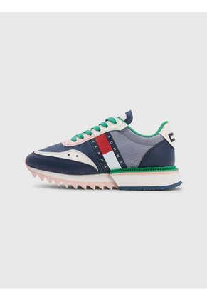 Tenis Deportivas Dentadas Color Block Mujer Tommy Hilfiger