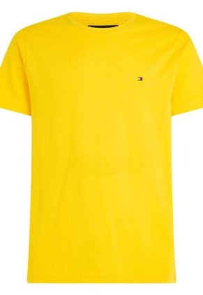 Camiseta De Corte Slim Fit En Algodón Hombre Amarillo Tommy Hilfiger