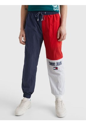 Joggers Bloque De Colores Con Logo Hombre Azul Tommy Jeans