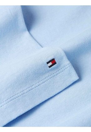 Camiseta Celeste Con Logo Gráfico De Corte Regular Tommy Hilfiger