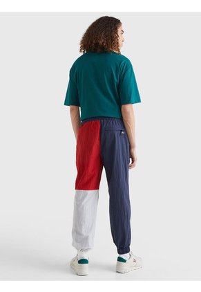 Joggers Bloque De Colores Con Logo Hombre Azul Tommy Jeans