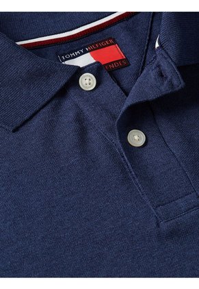 Polo Azul Shawn Mendes De Corte Regular Tommy Hilfiger