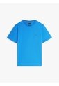 Camiseta Azul De Cuello Redondo Con Logo Bordado Tommy Hilfiger de Tommy Hilfiger