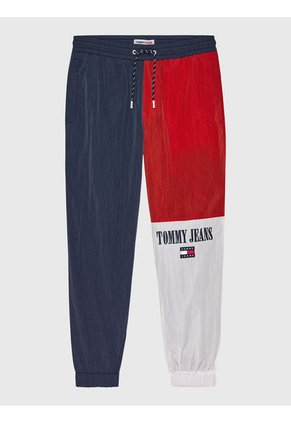 Joggers Bloque De Colores Con Logo Hombre Azul Tommy Jeans