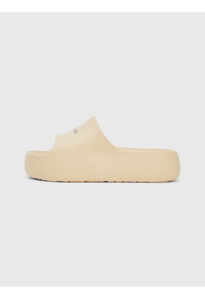 Sandalias De Plataforma Gruesa Mujer Oro Tommy Hilfiger