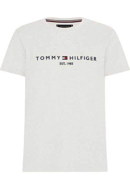 Camiseta De Algodón Con Logo Estampado Blanco Tommy Hilfiger - Compra Ahora  | Dafiti Colombia