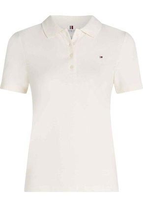 Polo Blanco 1985 Collection Slim De Piqué Tommy Hilfiger