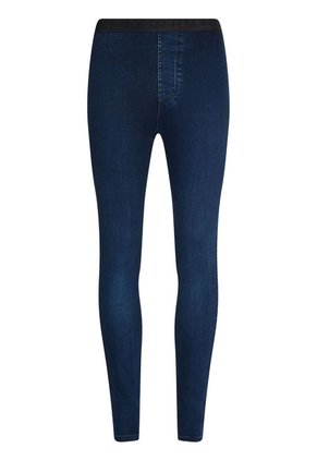 Jeans Skinny Con Logo Mujer Azul Tommy Hilfiger