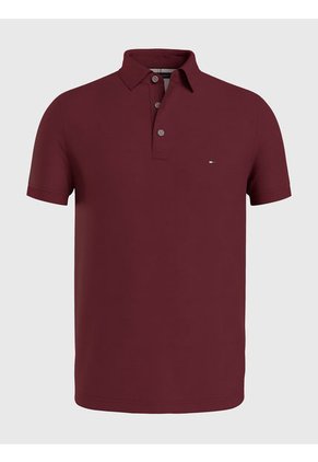 Polo 1985 Collection De Piqué Y Corte Slim Rojo Tommy Hilfiger