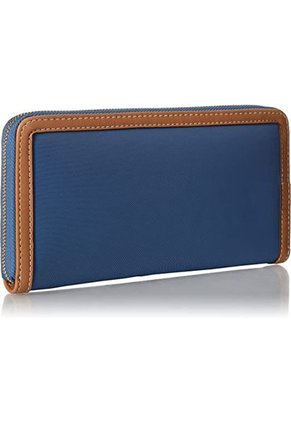 Billetera Azul Con Cierre De Cremallera Tommy Hilfiger