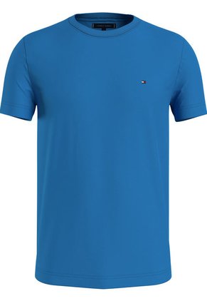 Camiseta De Corte Slim Fit En Algodón Hombre Azul Tommy Hilfiger
