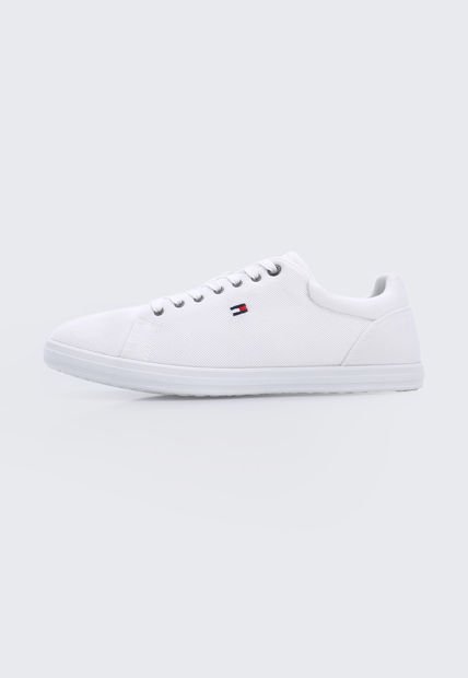 Tenis Lifestyle Blanco Tommy Hilfiger Iconic Vulc Mesh Logo