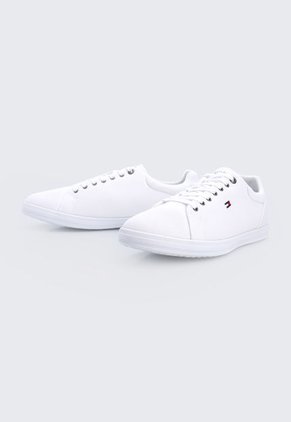 Tenis Lifestyle Blanco Tommy Hilfiger Iconic Vulc Mesh Logo
