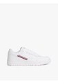 Tenis Blanco De Cuero Con Suela De Tacos Tommy Hilfiger de Tommy Hilfiger