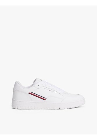 Tenis Blanco De Cuero Con Suela De Tacos Tommy Hilfiger Tommy Hilfiger