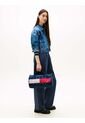 Bolso Azul Mini Duffle Denim Con Logo Tommy Hilfiger de Tommy Hilfiger
